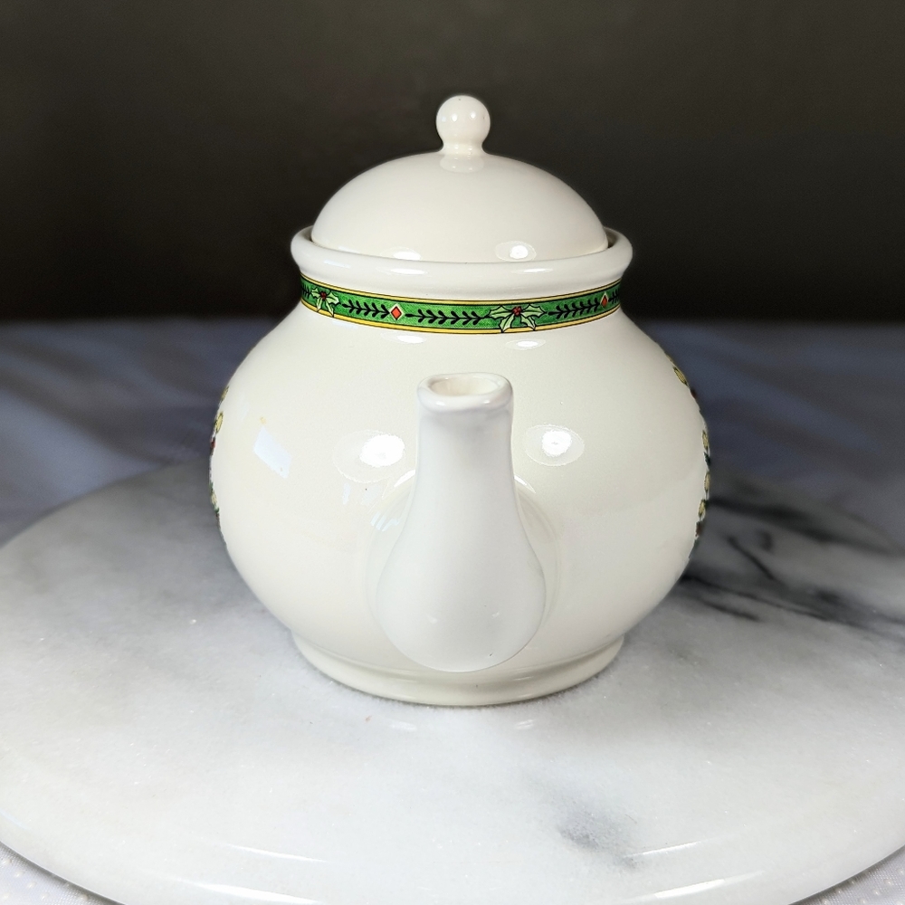 Russ Berrie Christmas Teapot Oh Christmas Tree 5.5 in - Picture 3 of 10